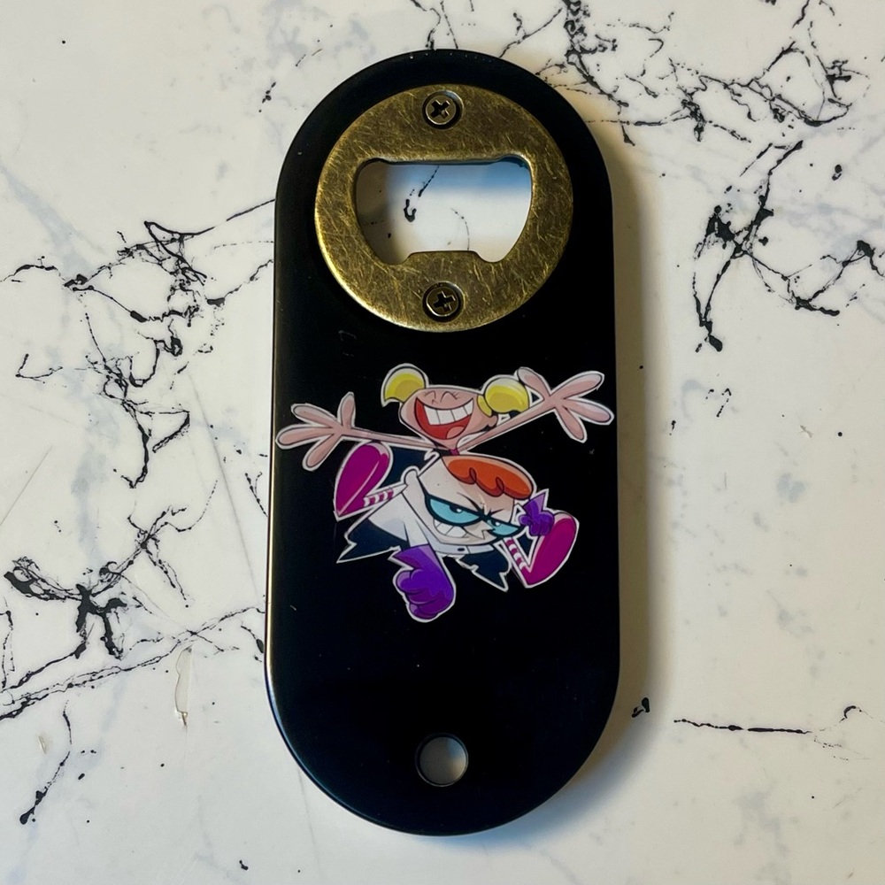 Dee Dee Dexter’s Laboratory Bottle Opener | 90s Cartoon Nostalgia Decor